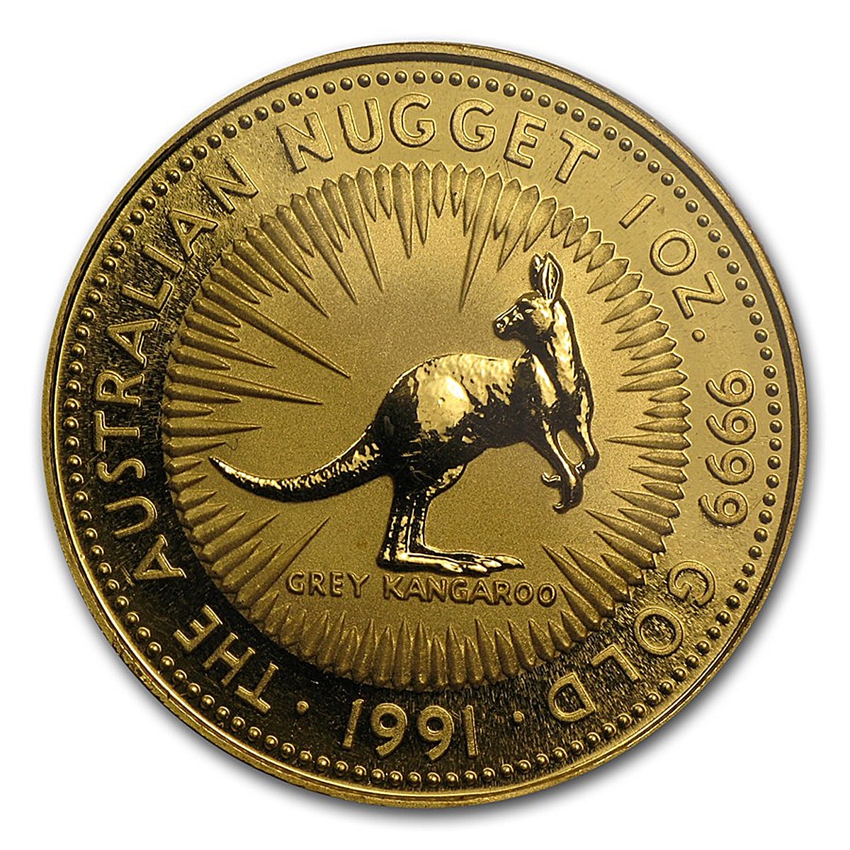 Gold Kangaroo Coin 1991 - 1oz